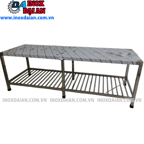 Bàn chia thức ăn inox 1800x700 mm