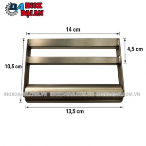 Tay cán bột inox