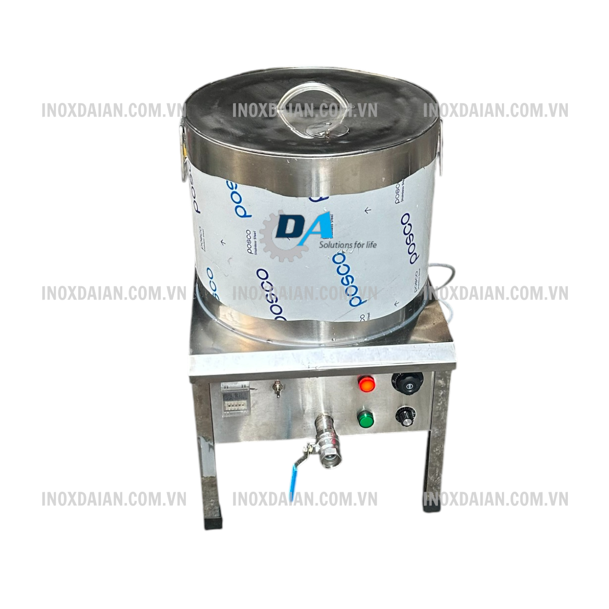 Nồi sắc thuốc 30 lít inox 304 đun cách dầu - Inox Đại An