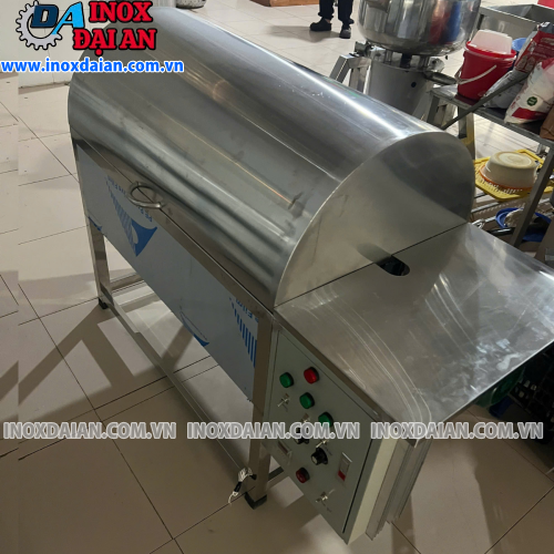 Inox Đại An bàn giao máy nướng chả quế điện 18-20kg 1 mẻ cho khách hàng đơn vị sản xuất thực phẩm