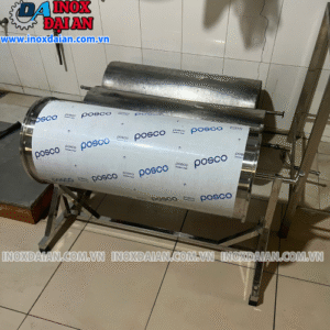 Inox Đại An bàn giao máy nướng chả quế điện 18-20kg 1 mẻ cho khách hàng đơn vị sản xuất thực phẩm
