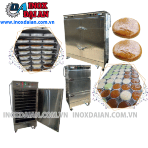 Tủ hấp bánh bò Inox Đại An